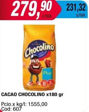 Maxiconsumo CACAO CHOCOLINO x180 gr oferta