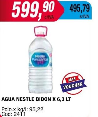 Maxiconsumo AGUA NESTLE BIDON X 6,3 LT oferta
