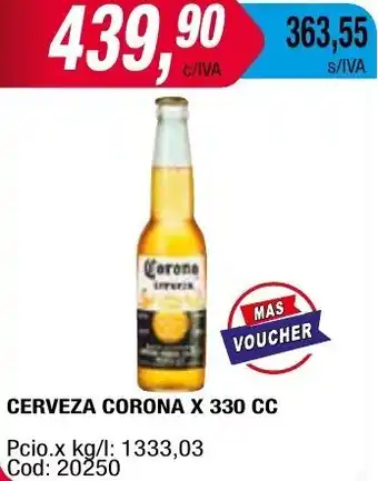 Maxiconsumo CERVEZA CORONA X 330 CC oferta
