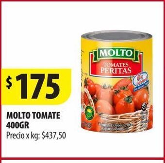 Punto Mayorista Molto tomate 400gr oferta