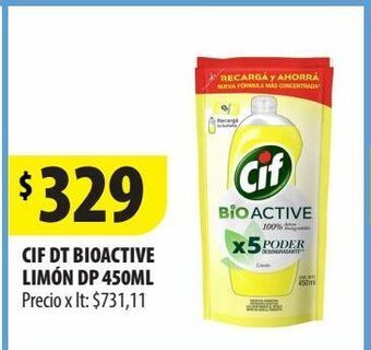 Punto Mayorista Cif dt bioactive limón dp 450ml oferta