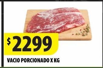 Punto Mayorista Vacio porcionado x kg oferta