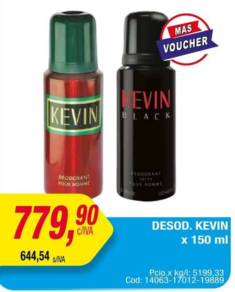 Maxiconsumo DESOD. KEVIN x 150 ml oferta