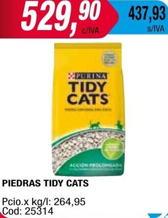 Maxiconsumo PIEDRAS TIDY CATS oferta