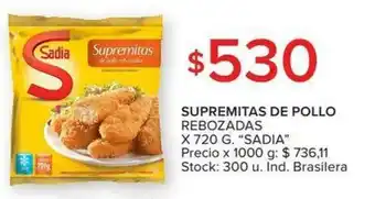 Carrefour Sadia Supremitas De Pollo Rebozadas x 720 g oferta