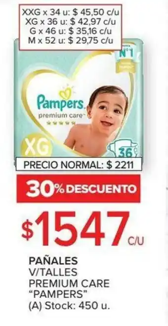 Carrefour Pampers Pañales oferta