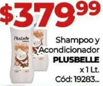 Diarco Shampoo y Acondicionador PLUSBELLE x1 Lt. oferta