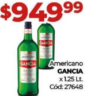 Diarco AMERICANO GANCIA x 1,25Lt oferta
