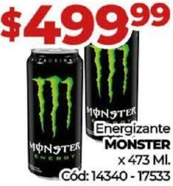 Diarco Energizante MONSTER x 473 ML oferta