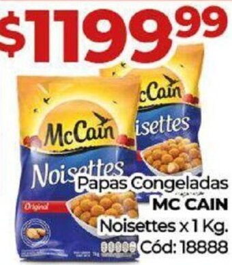 Diarco Papas Congeladas MC CAIN Noisettes x 1kg oferta