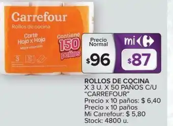 Carrefour Carrefour Rollo De Cocina oferta