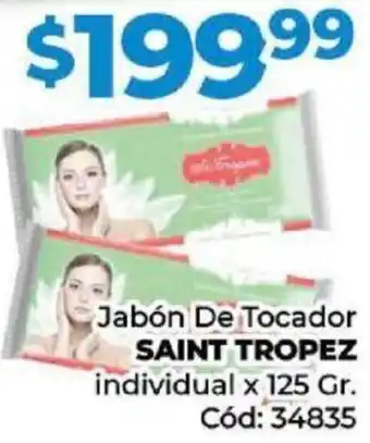 Diarco Jabón De Tocador SAINT TROPEZ individual x 125 Gr. oferta