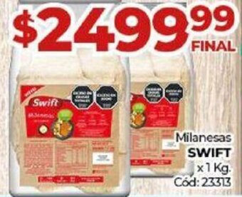 Diarco Milanesas Swift x 1 Kg. Cod: 23313 oferta