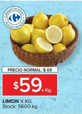 Carrefour Limon x kg oferta