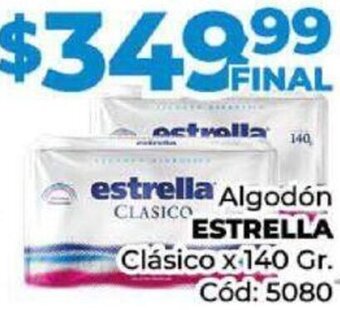 Diarco Algodón ESTRELLA Clásico x 140 Gr. Cód: 5080 oferta