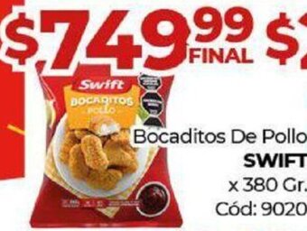 Diarco Bocaditos De Pollo SWIFT x 380 Gr. oferta