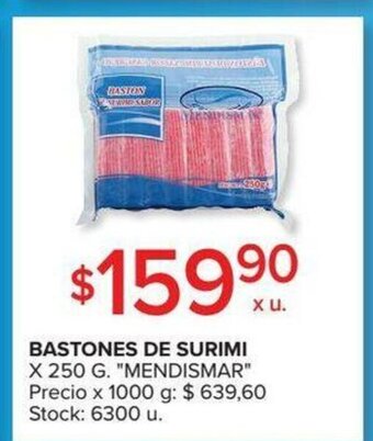 Carrefour Bastones De Surimi x 250g oferta