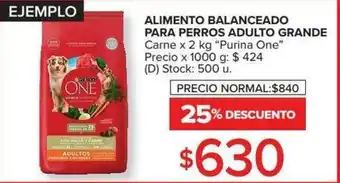 Carrefour Alimento Balanceado Para Perros Adultos Grande Carne x 2kg oferta