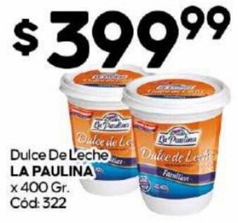 Diarco Dulce De Leche LA PAULINA x 400gr oferta
