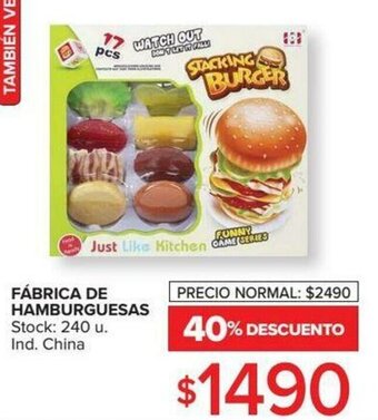 Carrefour Fábrica De Hamburguesas oferta