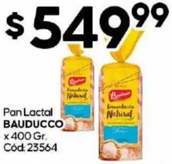 Diarco Pan Lactal BAUDUCCO x 400 Gr. Cód: 23564 oferta