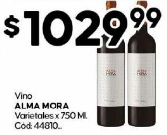 Diarco Vino ALMA MORA Varietales x 750 ML oferta