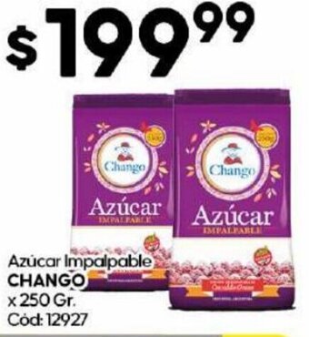 Diarco Azúcar Impalpable CHANGO x 250gr oferta