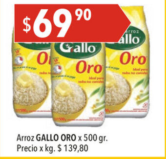 Hergo Gallo Oro Arroz x 500gr oferta