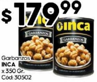 Diarco Garbanzos INCA x 350 Gr. oferta