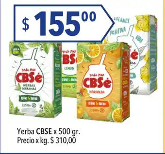 Hergo CBSE Yerba x 500gr oferta