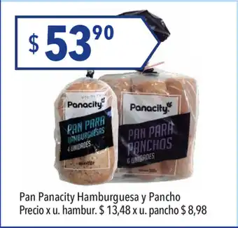 Panacity Pan Hamburguesa y Pancho