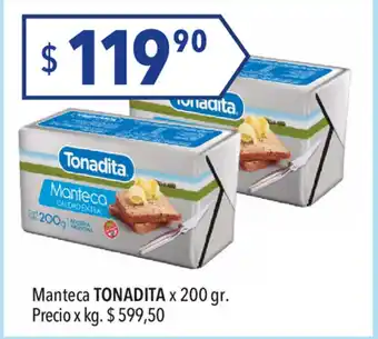 Hergo Tonadita Manteca x 200gr oferta