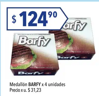 Hergo Barfy Medallón x 4 unidades oferta