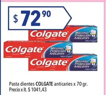 Hergo Colgate Pasta dientes anticaries x 70gr oferta