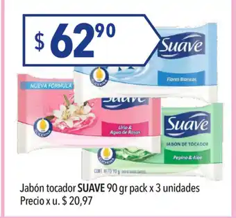 Hergo Suave Jabón tocador 90gr pack x 3unidades oferta