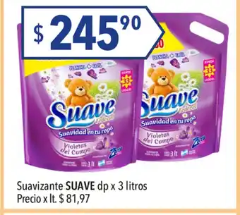Hergo Suave Suavizante dp x 3litros oferta
