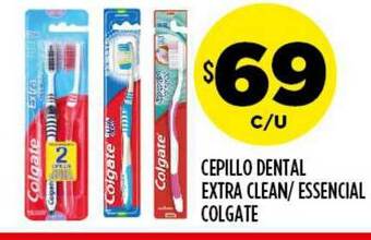 Supermercados Toledo Colgate Cepillo Dental Extra Clean Essencial oferta
