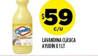 Supermercados Toledo Ayudín Lavandina Clásica x 1lt oferta