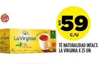 Supermercados Toledo La Virginia Té Natrualidad Intacta x 25un oferta