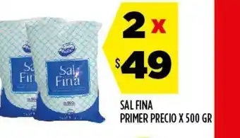 Sal Fina Primer Precio x 500gr