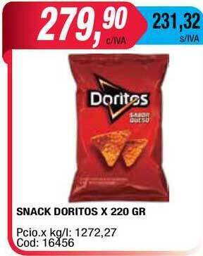 Maxiconsumo Doritos Snack x 220gr oferta