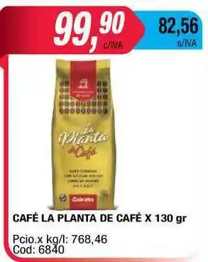Maxiconsumo La Planta De Café Café x 130gr oferta