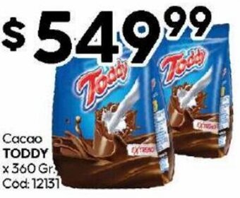 Diarco Cacao TODDY x 360 Gr oferta