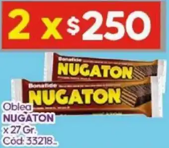 Oblea NUGATON x 27 Gr.