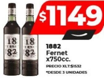 Supermayorista Vital 1882 Fernet x750cc. oferta