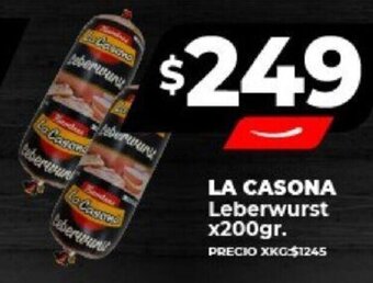 Supermayorista Vital LA CASONA Leberwurst x200gr. oferta