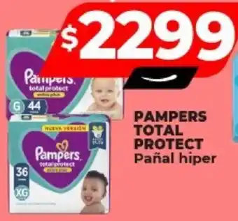 Supermayorista Vital PAMPERS TOTAL PROTECT Pañal hiper oferta