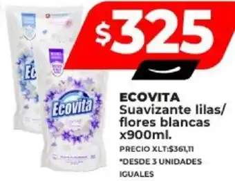 Supermayorista Vital ECOVITA Suavizante lilas/ flores blancas x900ml. oferta