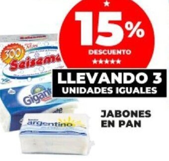 Supermayorista Vital JABONES EN PAN oferta