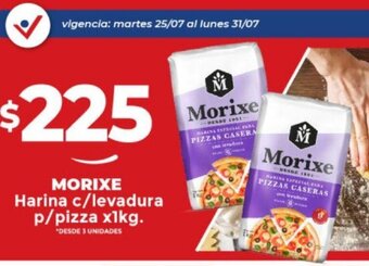 Supermayorista Vital MORIXE Harina c/levadura p/pizza x1kg. oferta